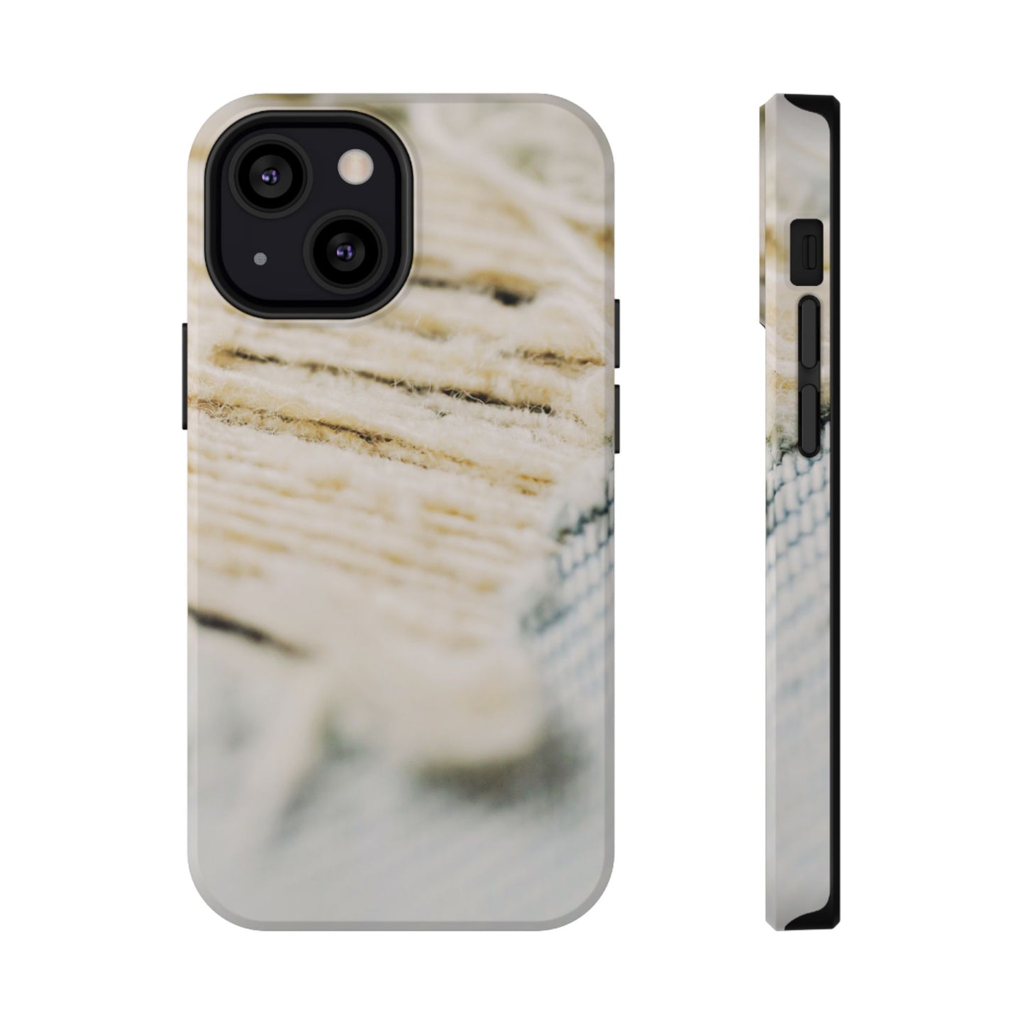 Impact-Resistant Phone Case – Woven Warmth