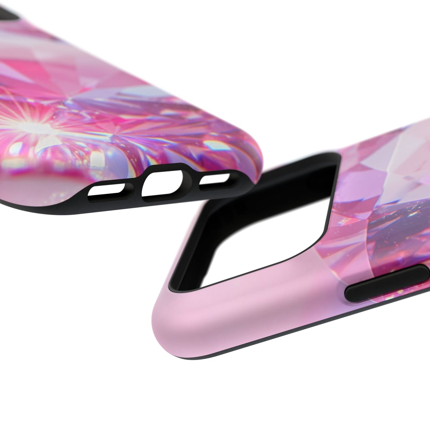 Impact-Resistant Phone Case – Pink Ice