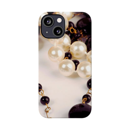 Slim Phone Case – Noir Pearl