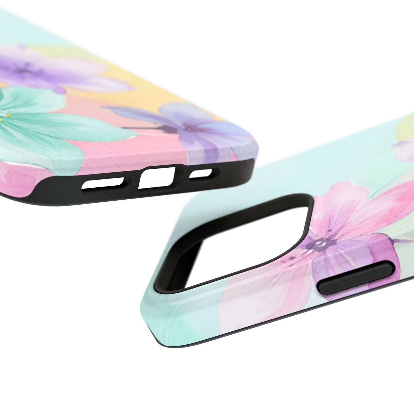 Impact-Resistant Phone Case – Water Petal