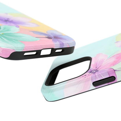 Impact-Resistant Phone Case – Water Petal