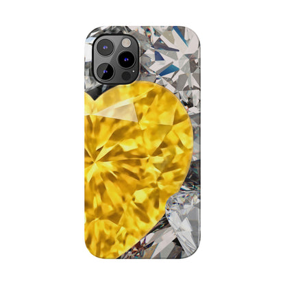 Slim Phone Case – Heart of Gold