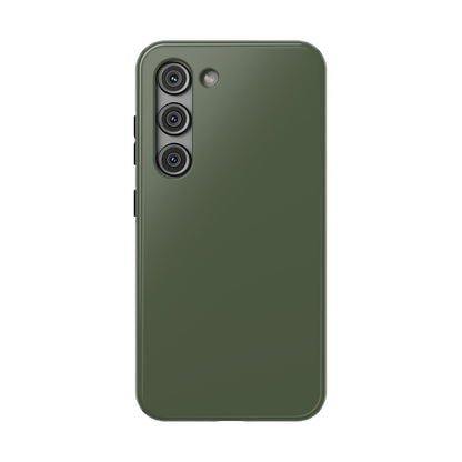 Impact-Resistant Phone Case — Military Green Protective Shockproof Cover
