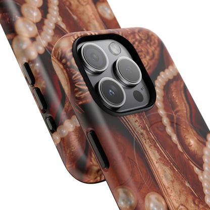Protective Magnetic Phone Case – Bronze Vanity