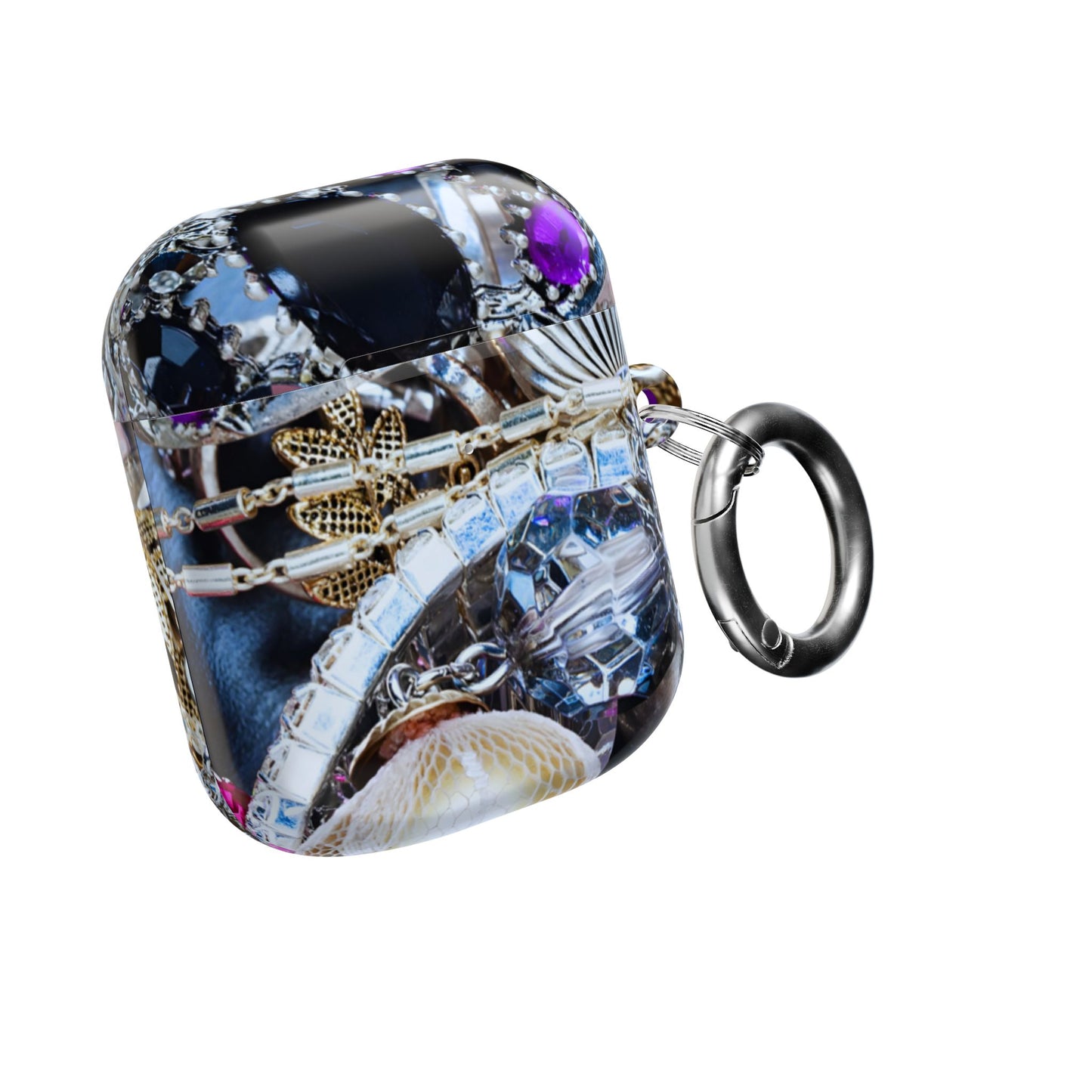 Earbud Case Cover – Chrome Jewel