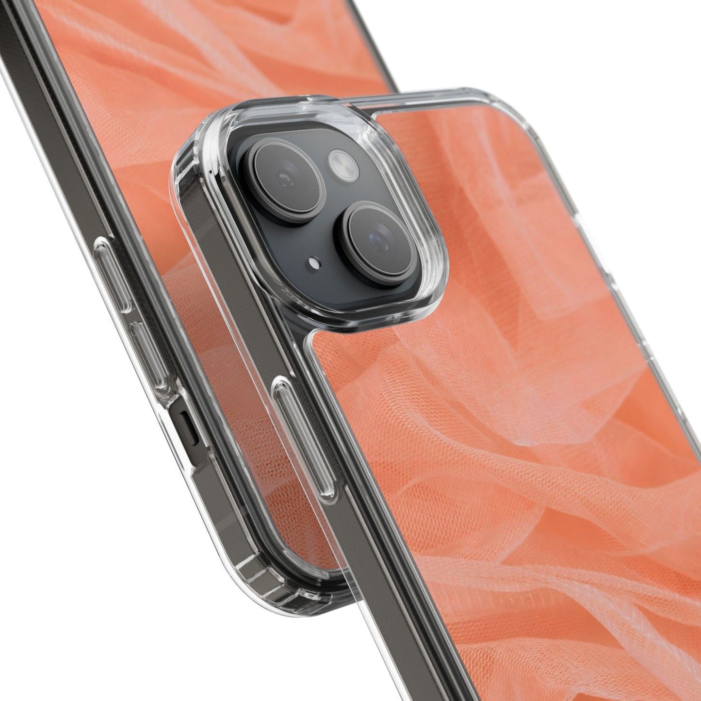 Clear Phone Case – Coral Veil