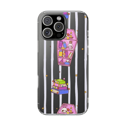 Clear Phone Case – Booked to Death