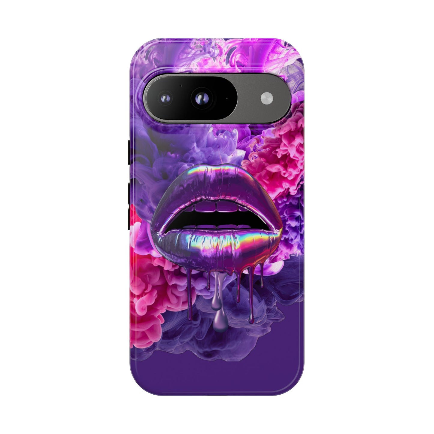 Protective Phone Case – Purple Haze Lips