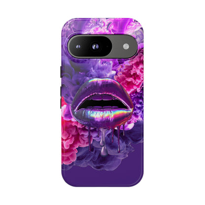 Protective Phone Case – Purple Haze Lips