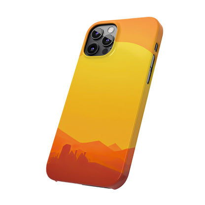 Slim Phone Case – Desert Sunrise