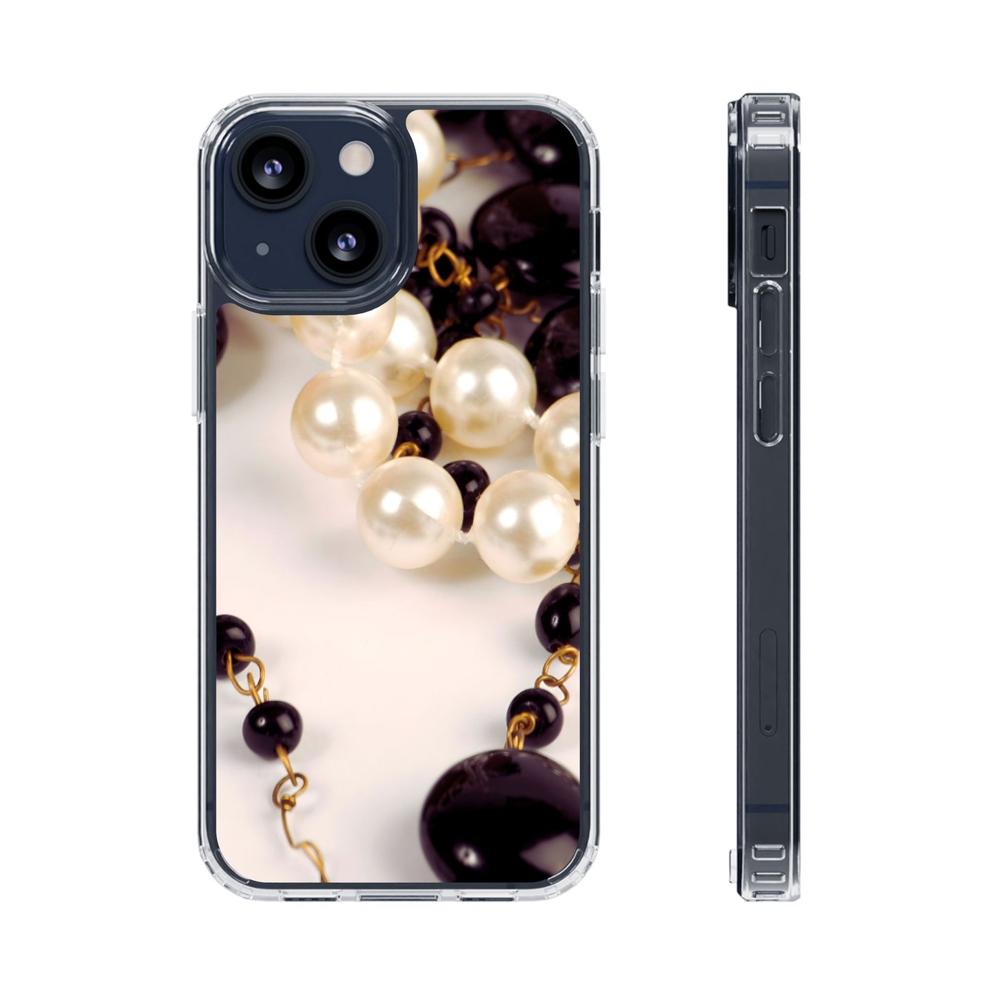Clear Magnetic Phone Case – Noir Pearl