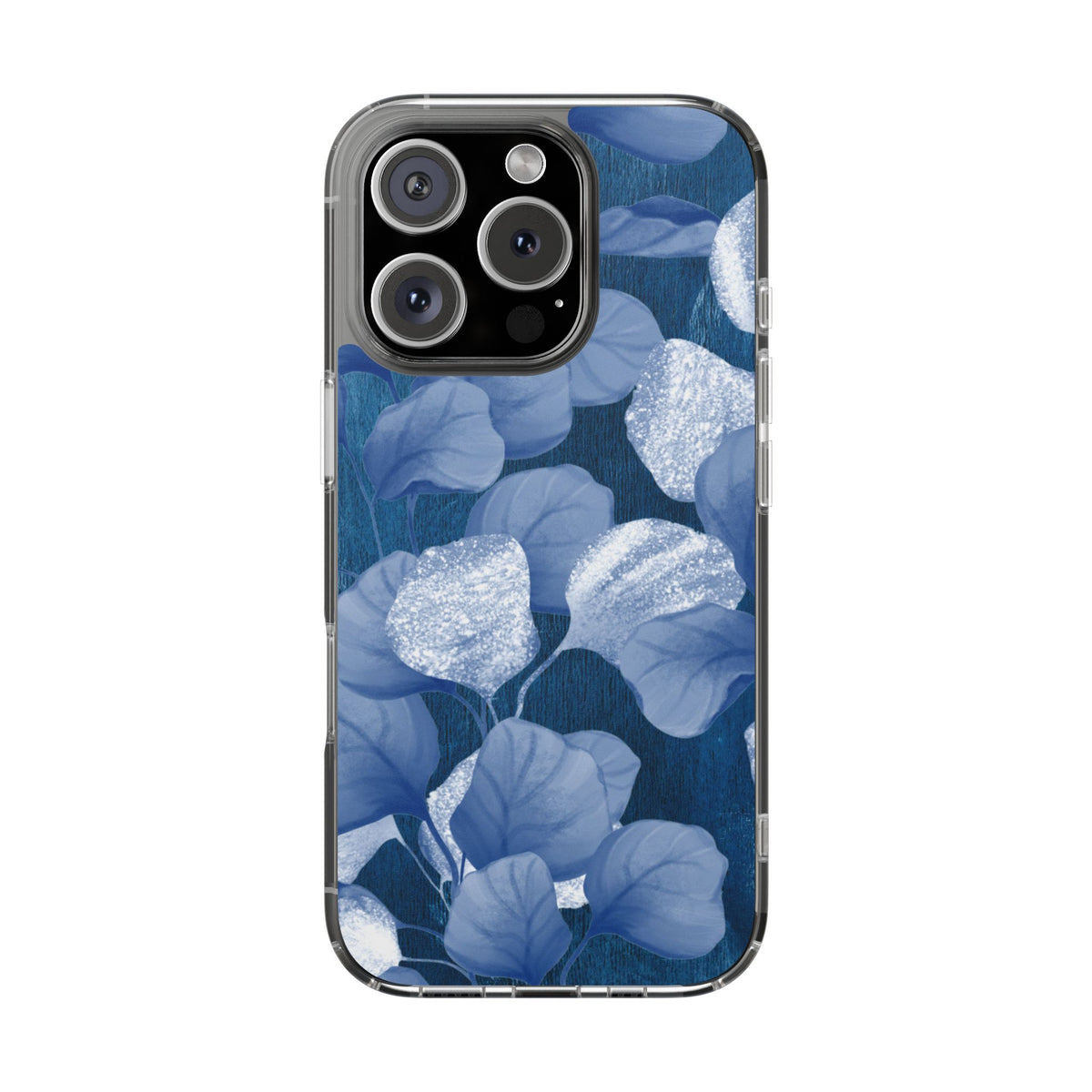 Clear Magnetic Phone Case – October Blues
