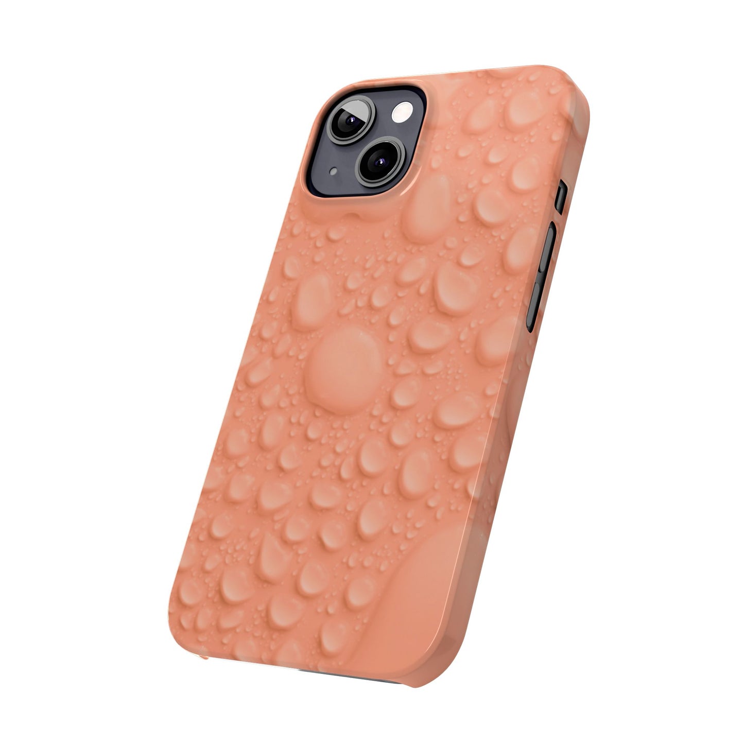 Slim Phone Case – Apricot Rain