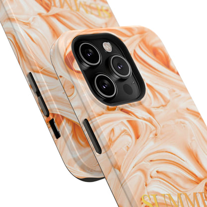 Impact-Resistant Phone Case – Peach Sorbet