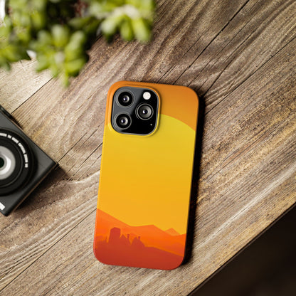 Slim Phone Case – Desert Sunrise