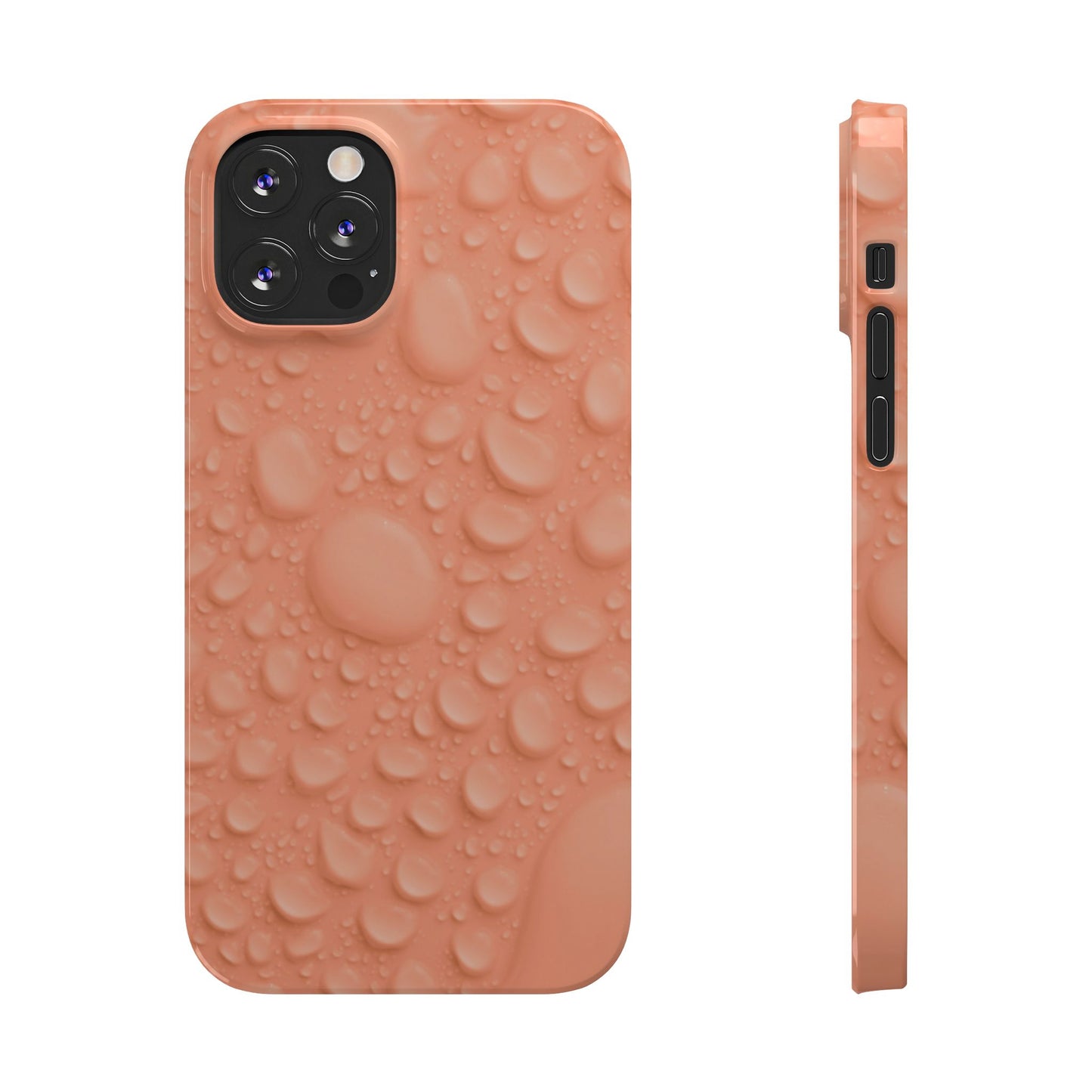 Slim Phone Case – Apricot Rain