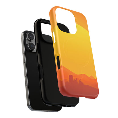 Protective Magnetic Phone Case — Desert Sunrise