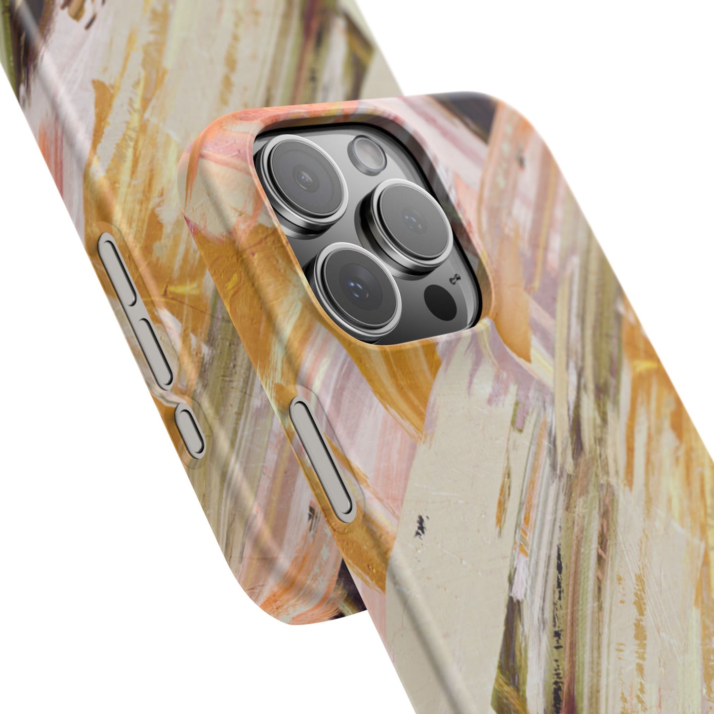 Snap Phone Case – Brush & Bronze