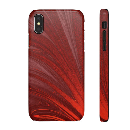 Snap Phone Case – Crimson Current