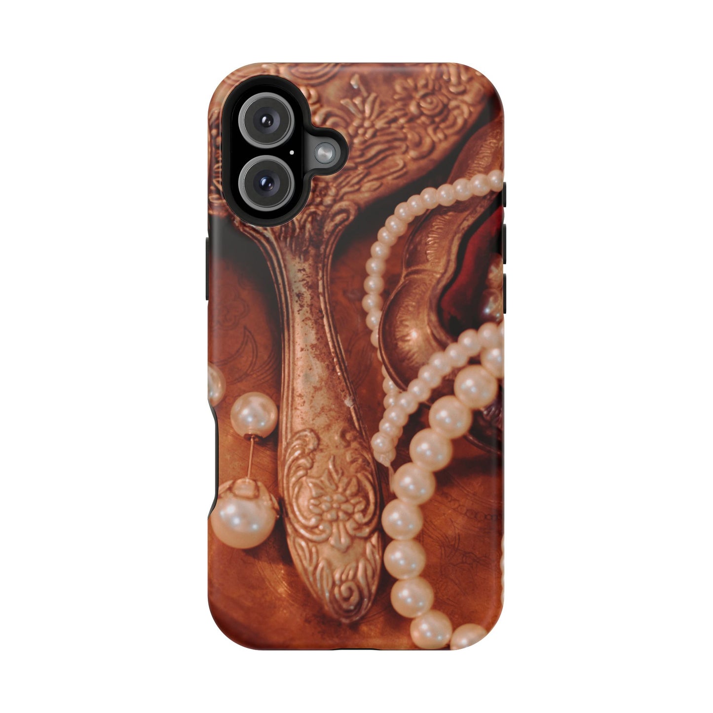 Impact-Resistant Phone Case – Bronze Vanity