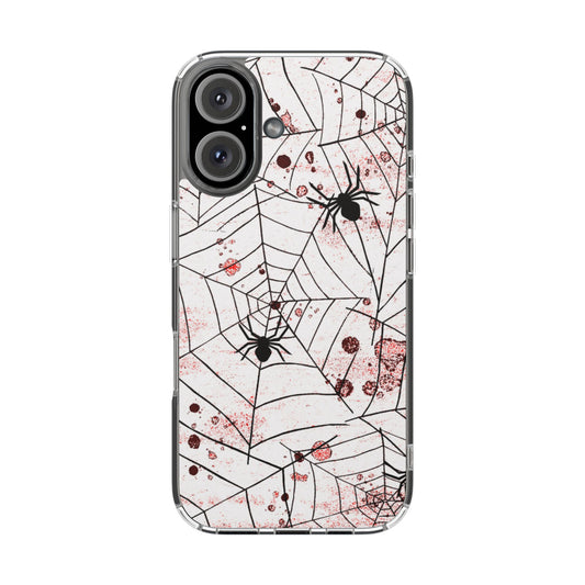 Clear Magnetic Phone Case – Blood Web