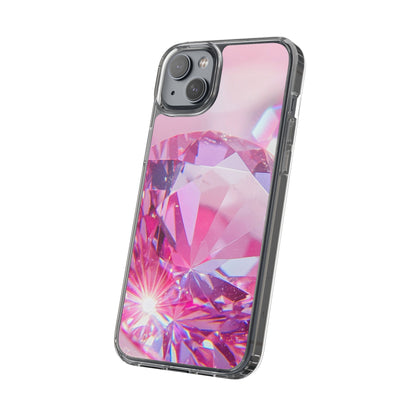 Clear Phone Case – Pink Ice