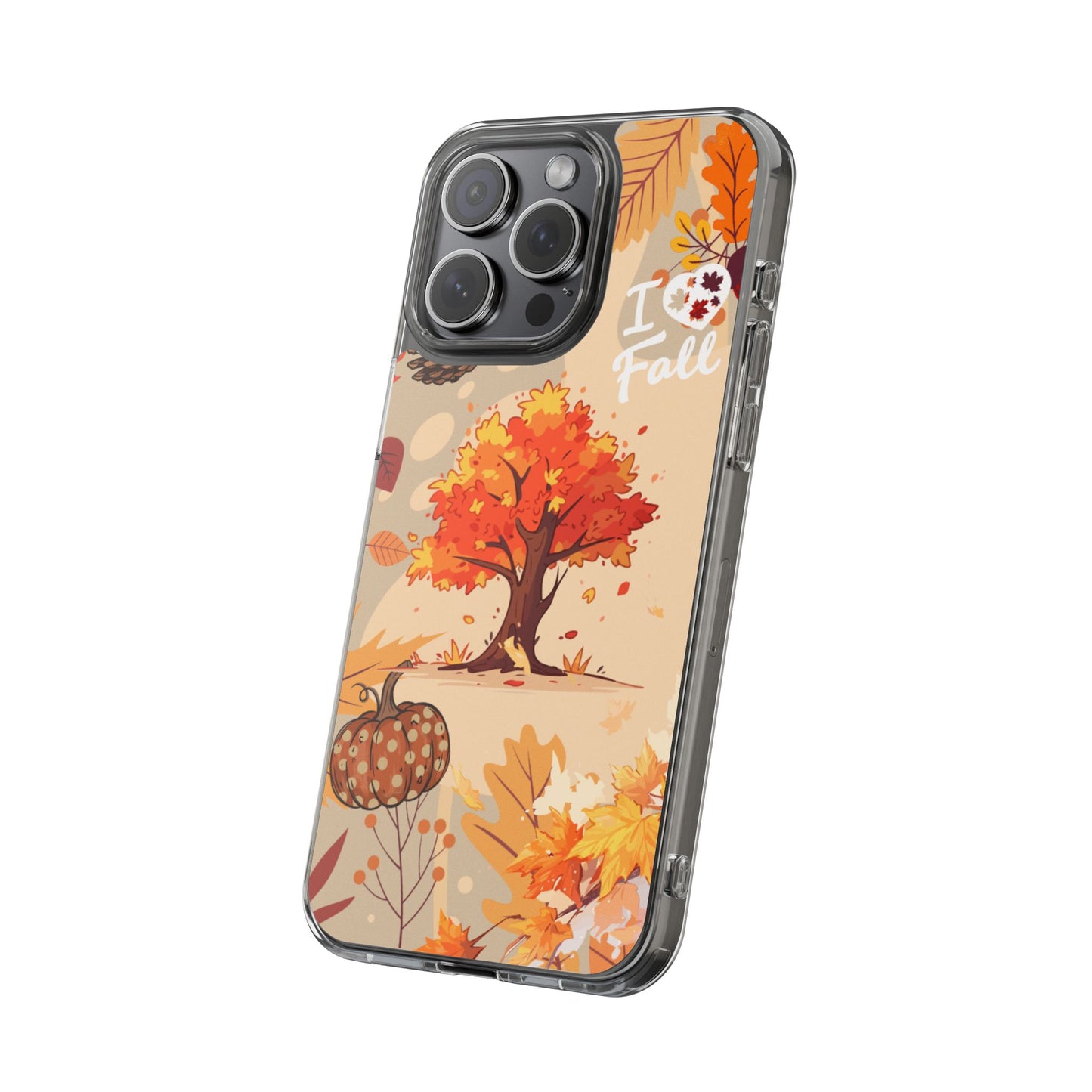 Clear Phone Case – Fall in Love