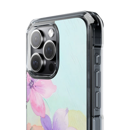 Clear Magnetic Phone Case – Water Petal