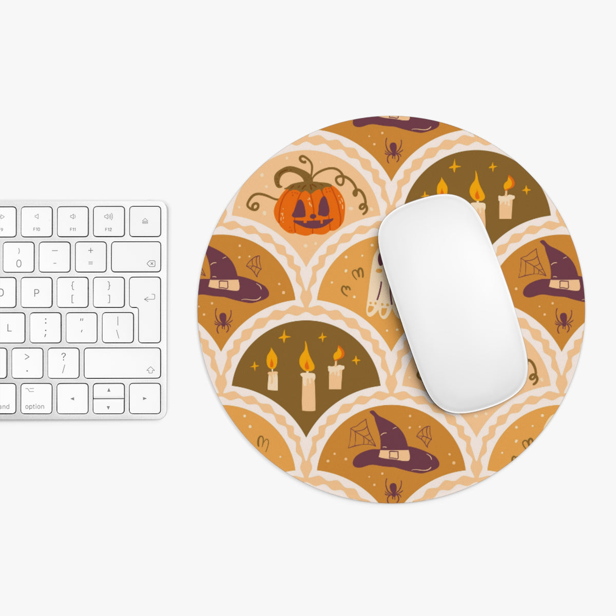 Round Mouse Pad – Vintage Haunt