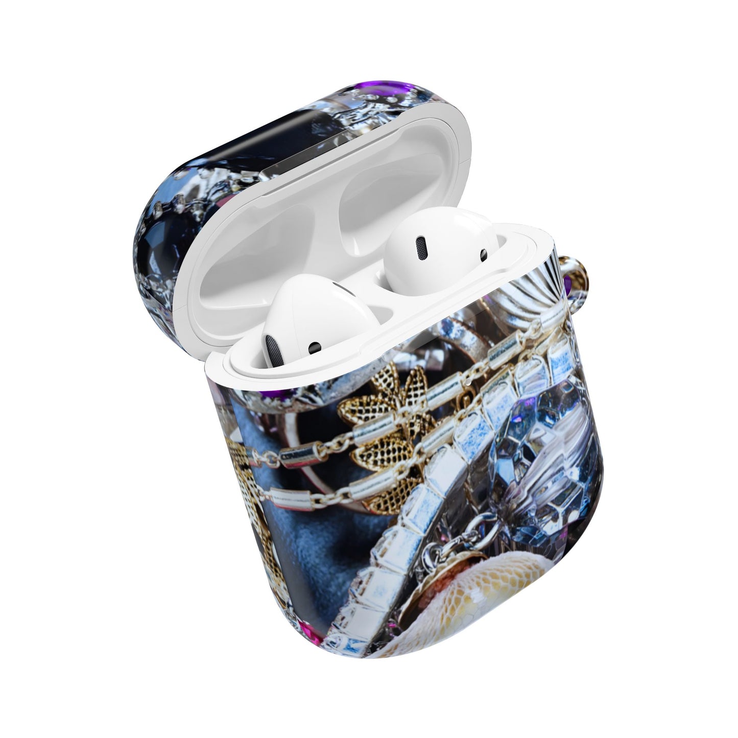 Earbud Case Cover – Chrome Jewel