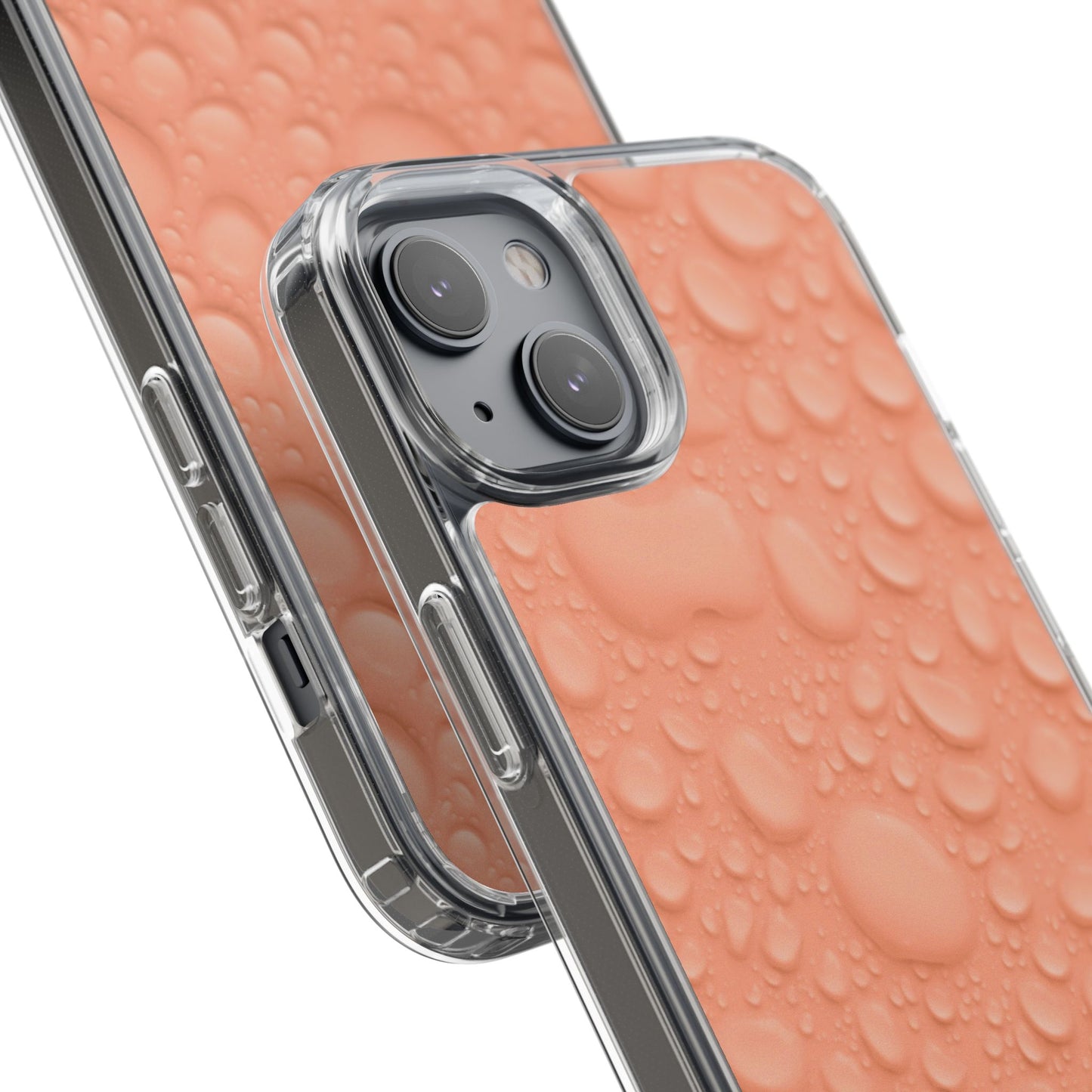 Clear Phone Case – Apricot Rain