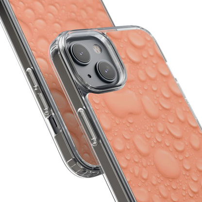 Clear Phone Case – Apricot Rain