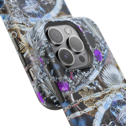 Impact-Resistant Phone Case – Chrome Jewel