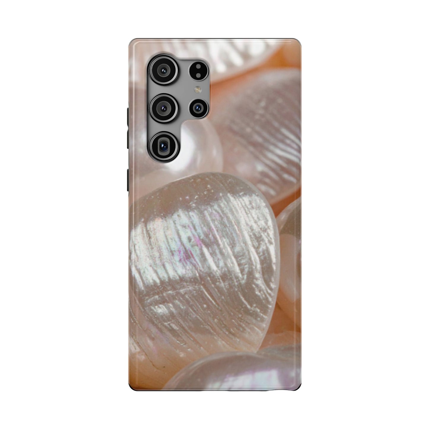 Impact-Resistant Phone Case – Blush Pearl