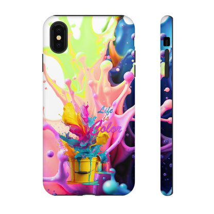 Color Splash Phone Case — “Life in Color” Protective Tough Case