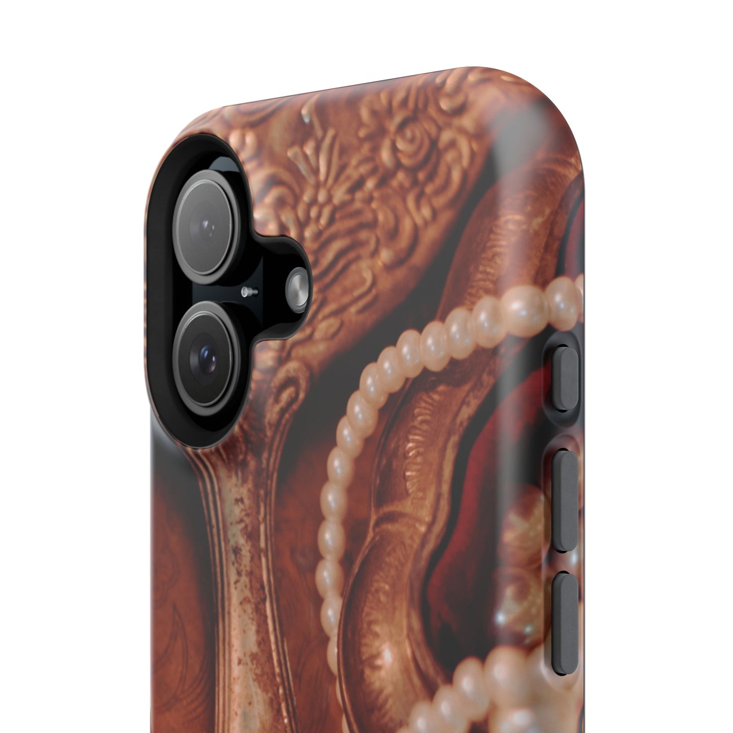 Impact-Resistant Phone Case – Bronze Vanity