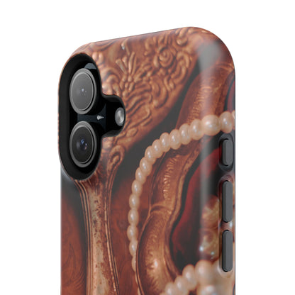Impact-Resistant Phone Case – Bronze Vanity