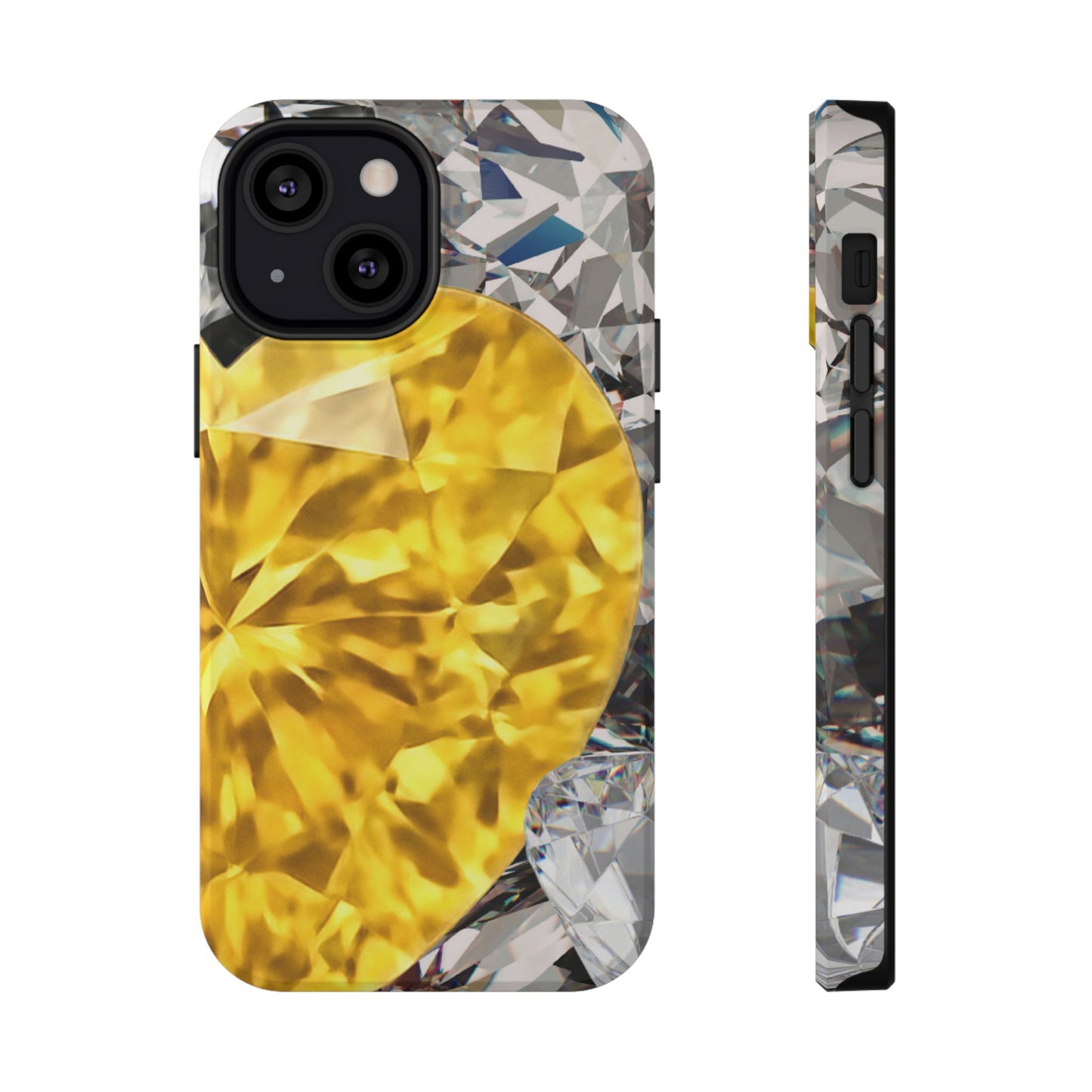 Impact-Resistant Phone Case – Heart of Gold