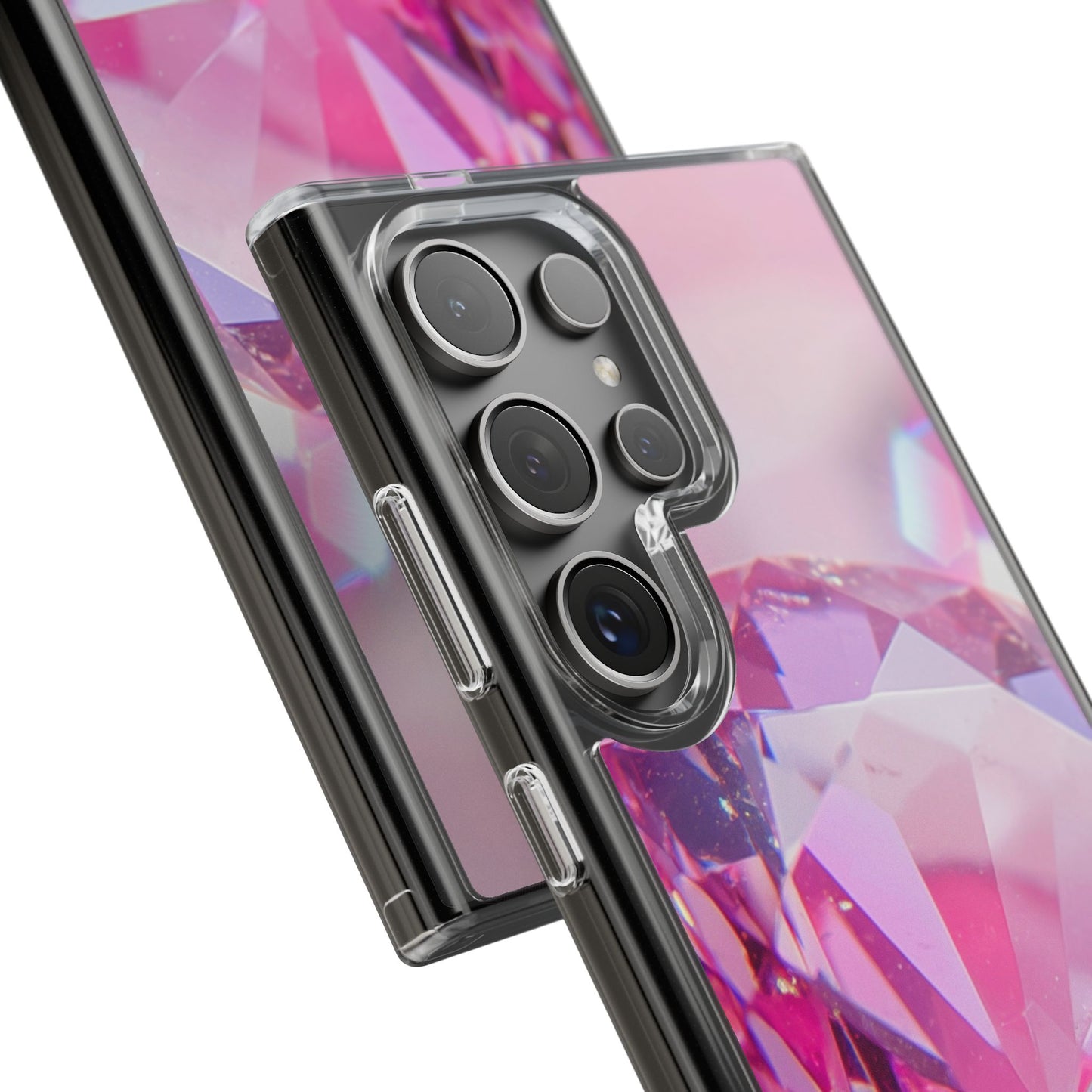 Clear Phone Case – Pink Ice