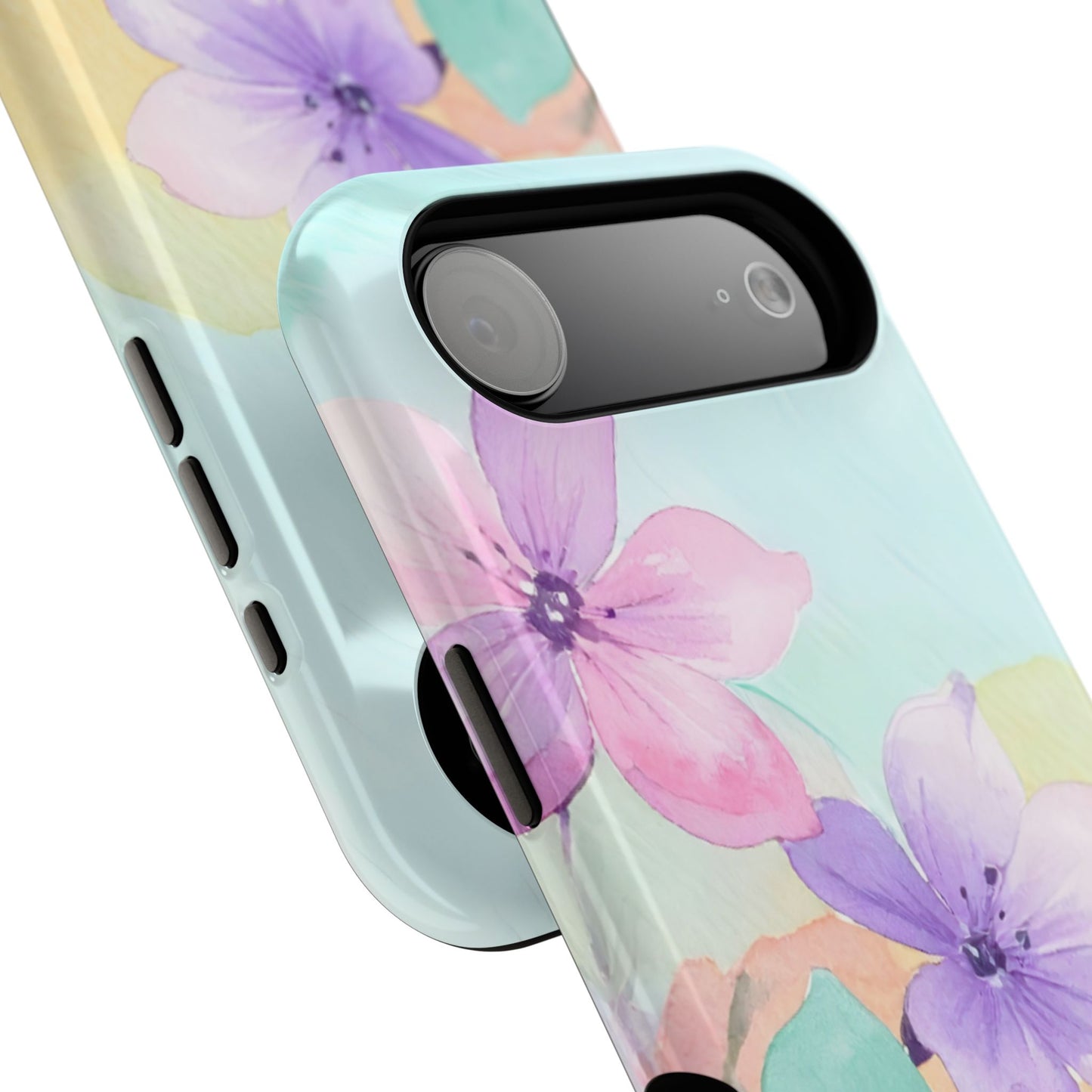 Impact-Resistant Phone Case – Water Petal