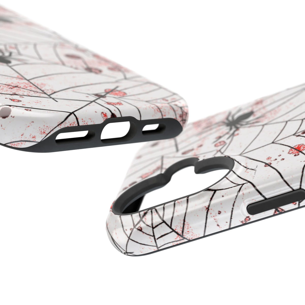 Impact-Resistant Phone Case – Blood Web