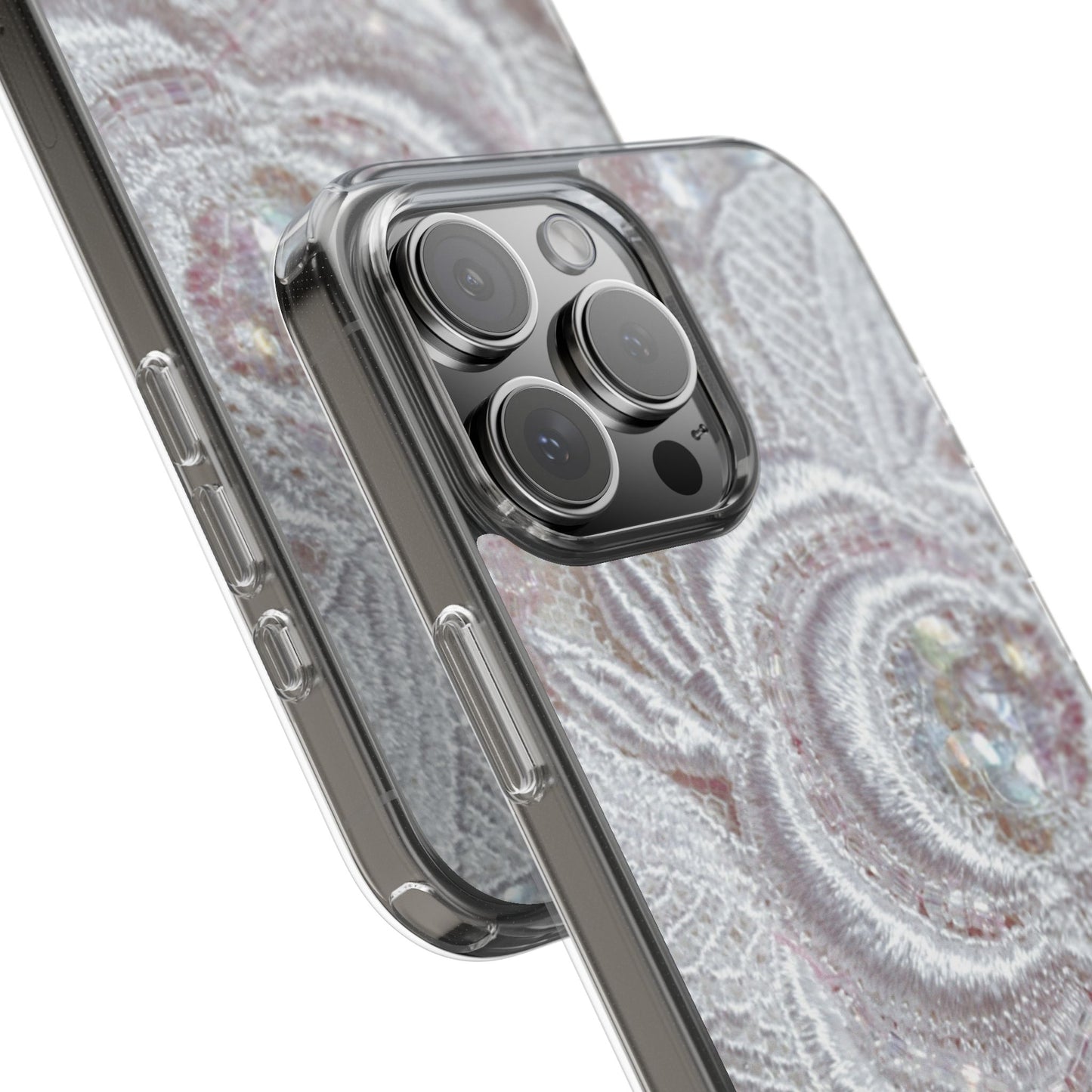Clear Phone Case – Lace Veil