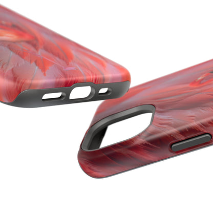 Impact-Resistant Phone Case – Scarlet Plume