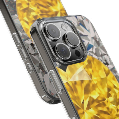 Clear Phone Case – Heart of Gold