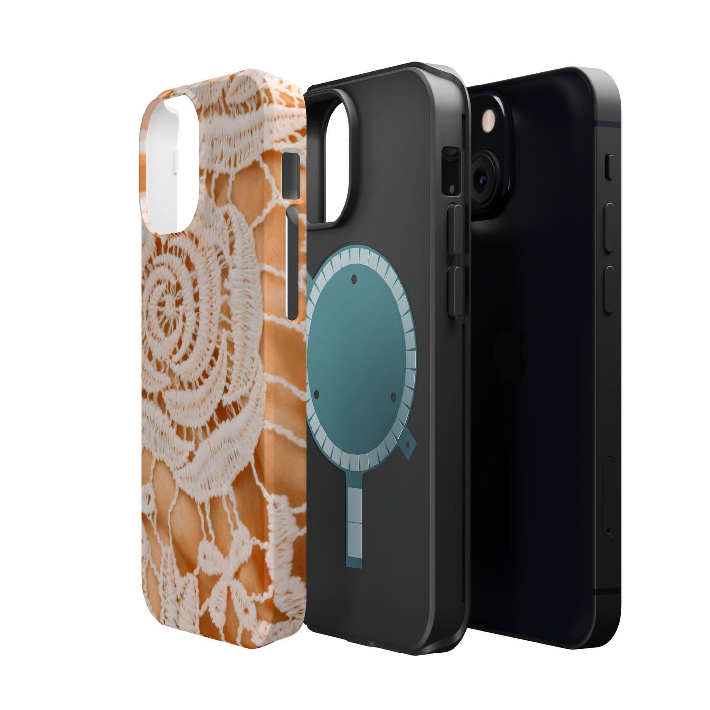 Wireless-Charging Compatible Case – Vintage Veil