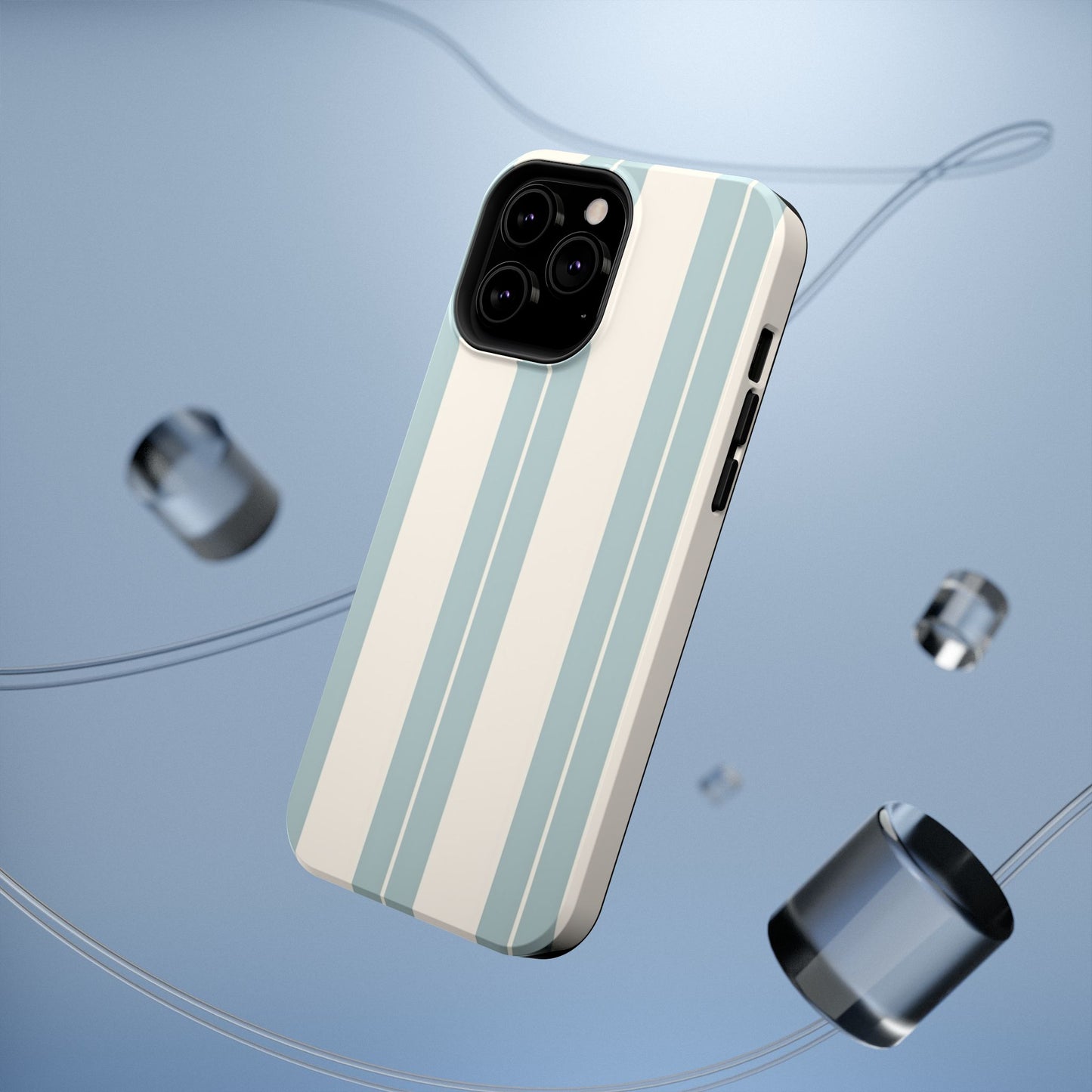 Impact-Resistant Phone Case – Coastal Stripe