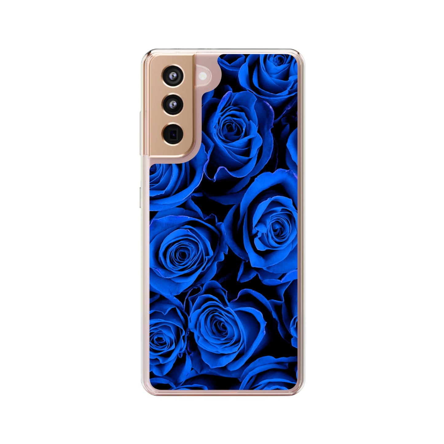 Clear Phone Case – Midnight Bloom