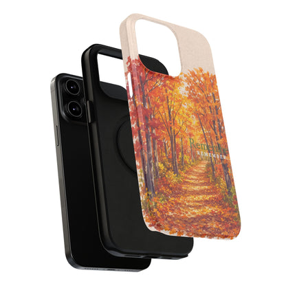 Impact-Resistant Phone Case – Autumn Remembered – Compatible with iPhone 11–17 & Samsung Galaxy S22–S26 Series