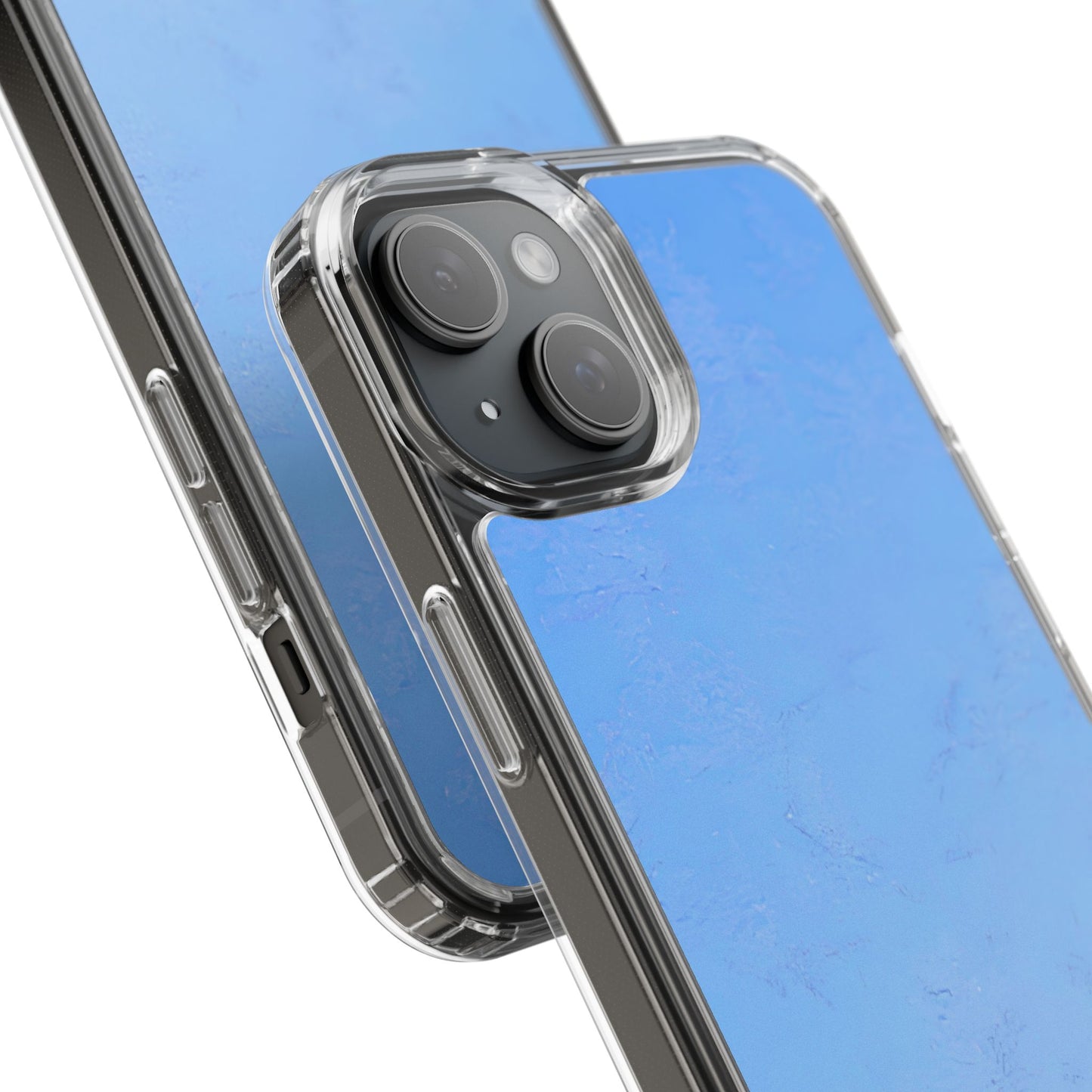 Clear Phone Case – Azure Fade