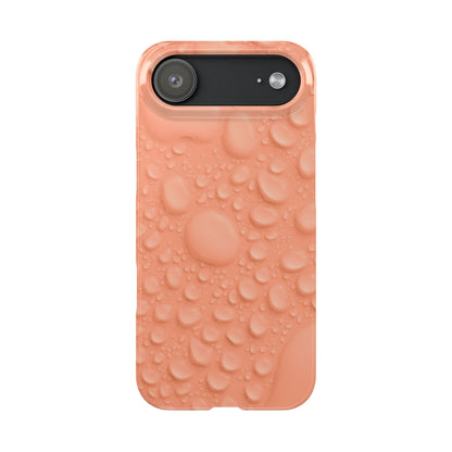 Slim Phone Case – Apricot Rain